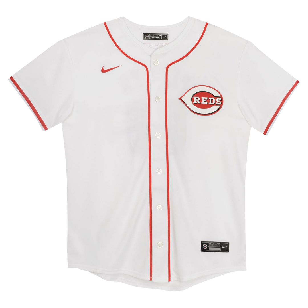 Elly De La Cruz Cincinnati Reds Nike Preschool Home Game Jersey - White | MLB Fan Gear