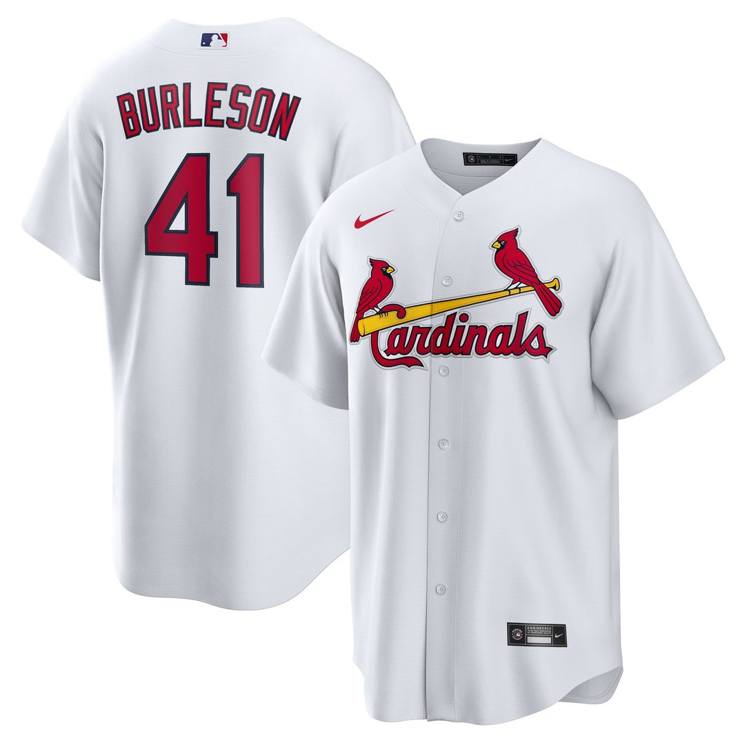 Alec Burleson St. Louis Cardinals Nike Home Replica Jersey - White | MLB Fan Gear