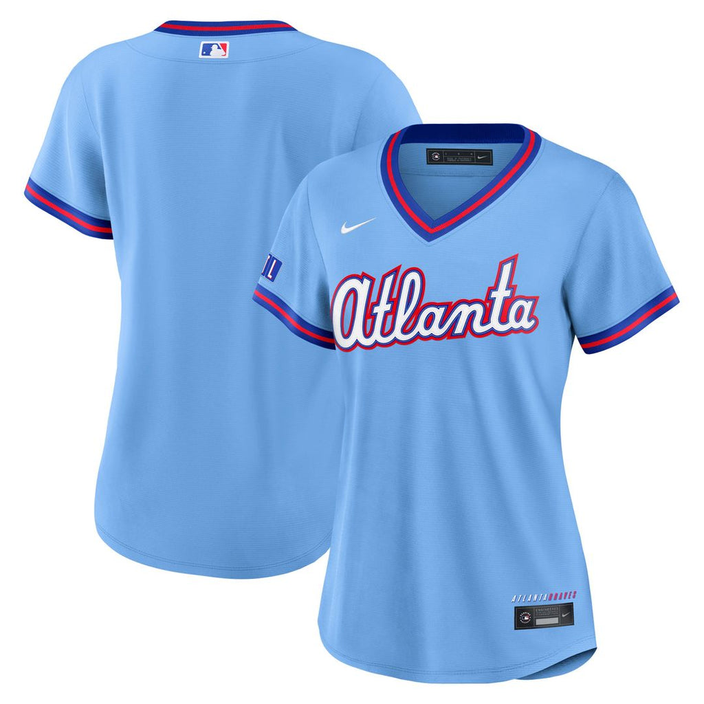 Atlanta Braves Nike Women's 2026 City Connect Stadium Jersey - Powder Blue | MLB Fan Gear