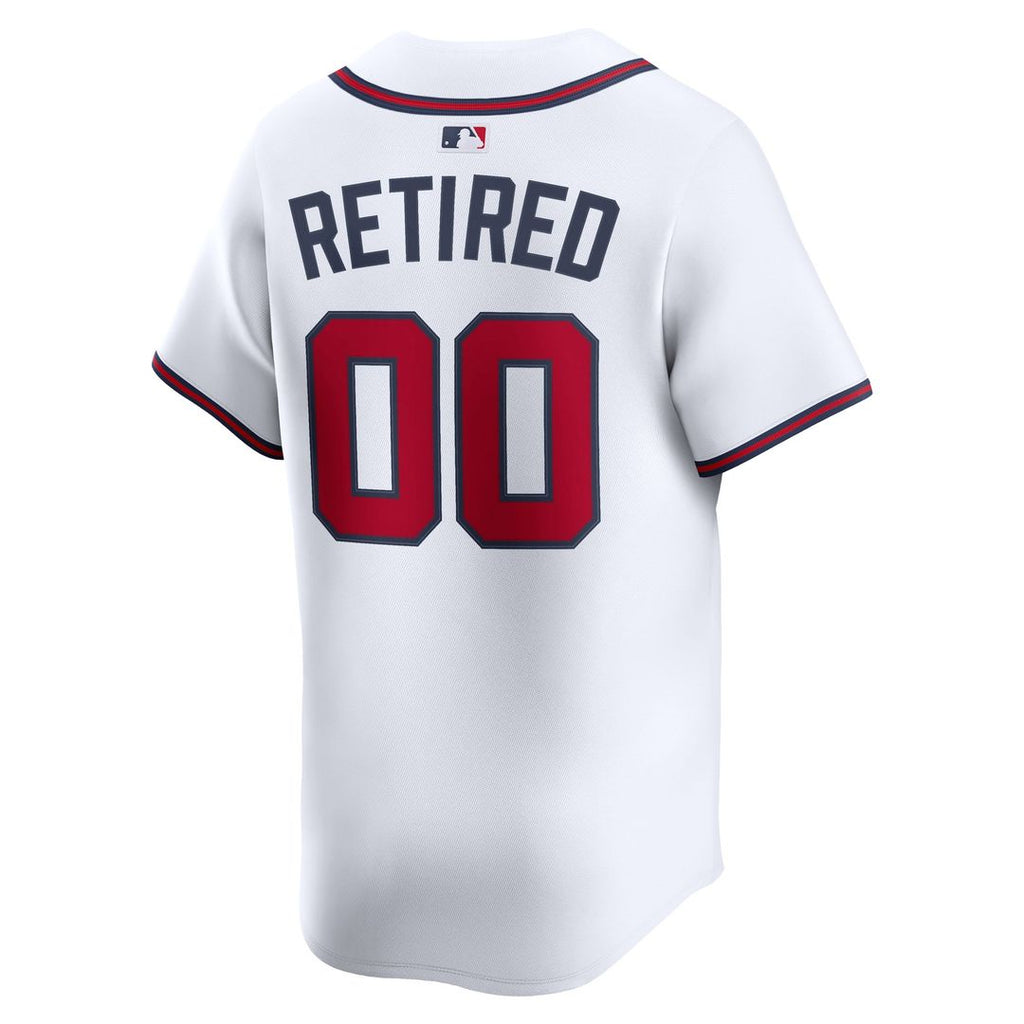 Atlanta Braves Nike Home Limited Pick-A-Player Retired Roster Jersey - White | MLB Fan Gear