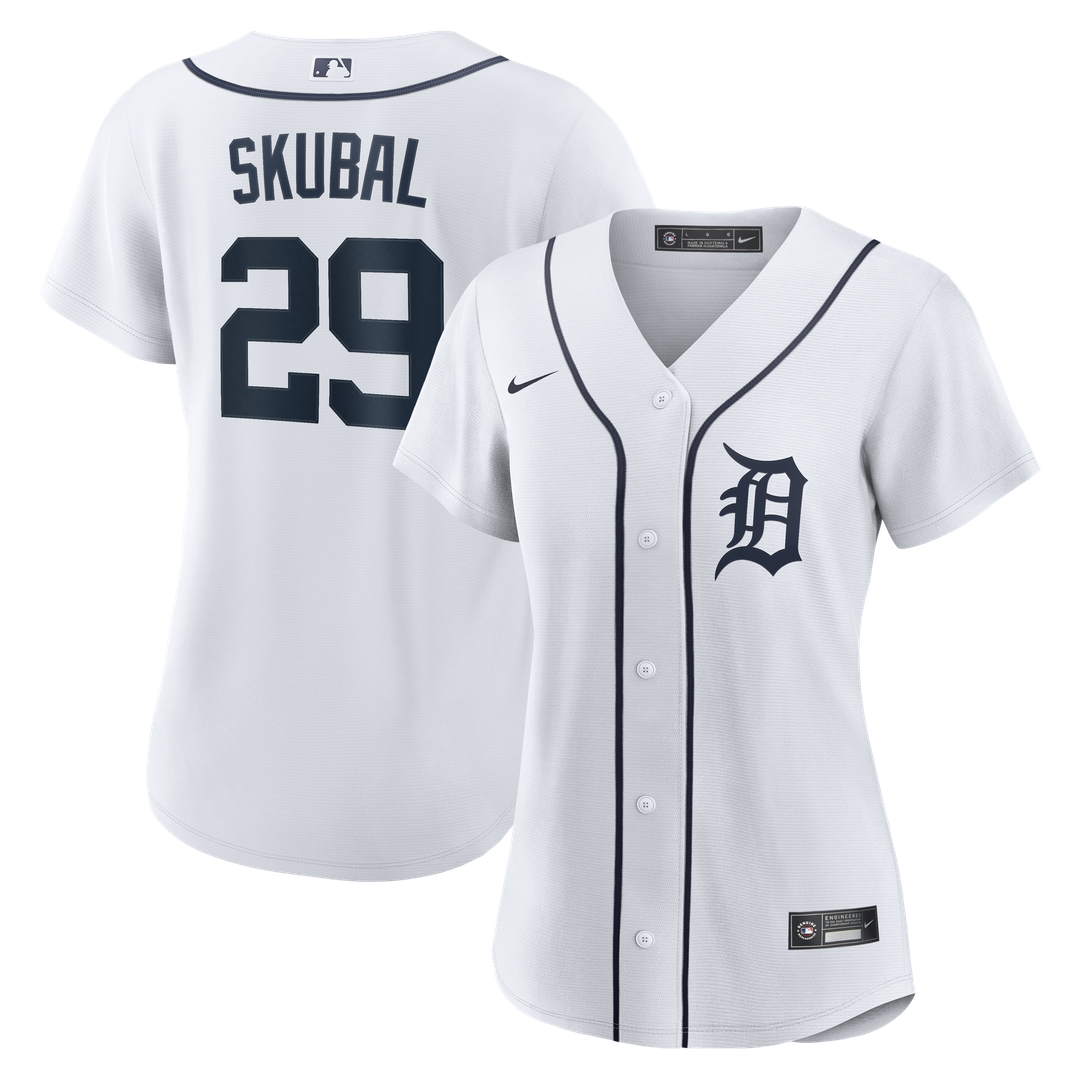 Tarik Skubal Detroit Tigers Nike Women's Home Replica Player Jersey - White | MLB Fan Gear