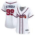Spencer Strider Atlanta Braves Nike Women's Home Limited Player Jersey - White | MLB Fan Gear
