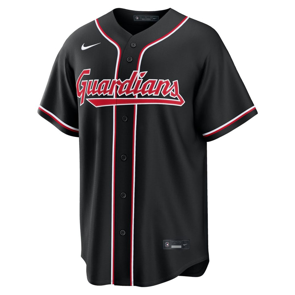 Cleveland Guardians Nike Fashion Replica Black Out Jersey | MLB Fan Gear