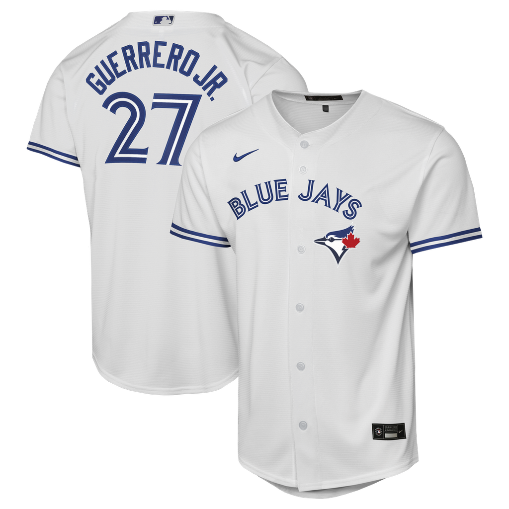 Vladimir Guerrero Jr. Toronto Blue Jays Nike Youth Home Baseline Jersey - White | MLB Fan Gear