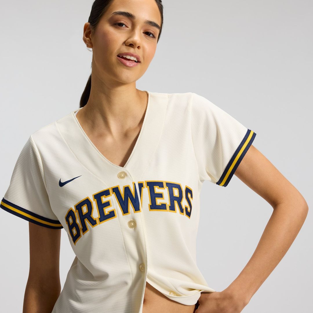 Sal Frelick Milwaukee Brewers Nike Women's Home Replica Jersey - Cream | MLB Fan Gear