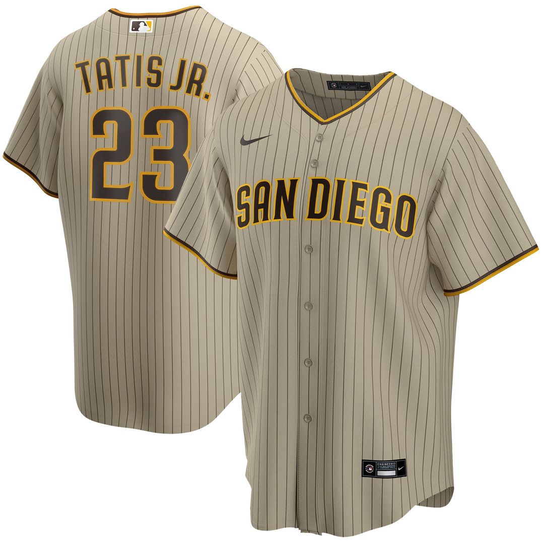 Fernando Tatis Jr. San Diego Padres Nike Alternate Replica Player Jersey - Tan | MLB Fan Gear