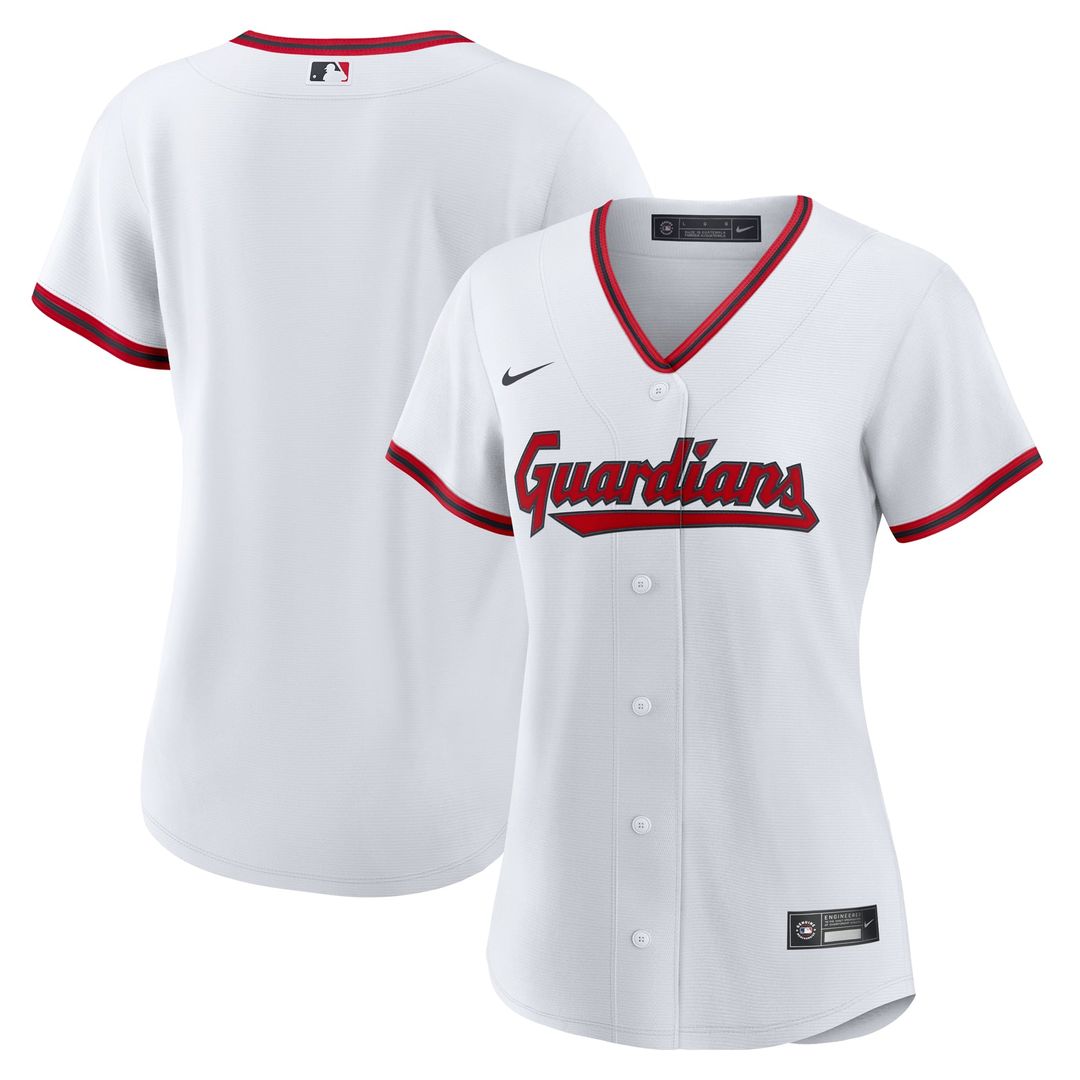 Cleveland Guardians Nike Women's Home Replica 2.0 Jersey - White | MLB Fan Gear