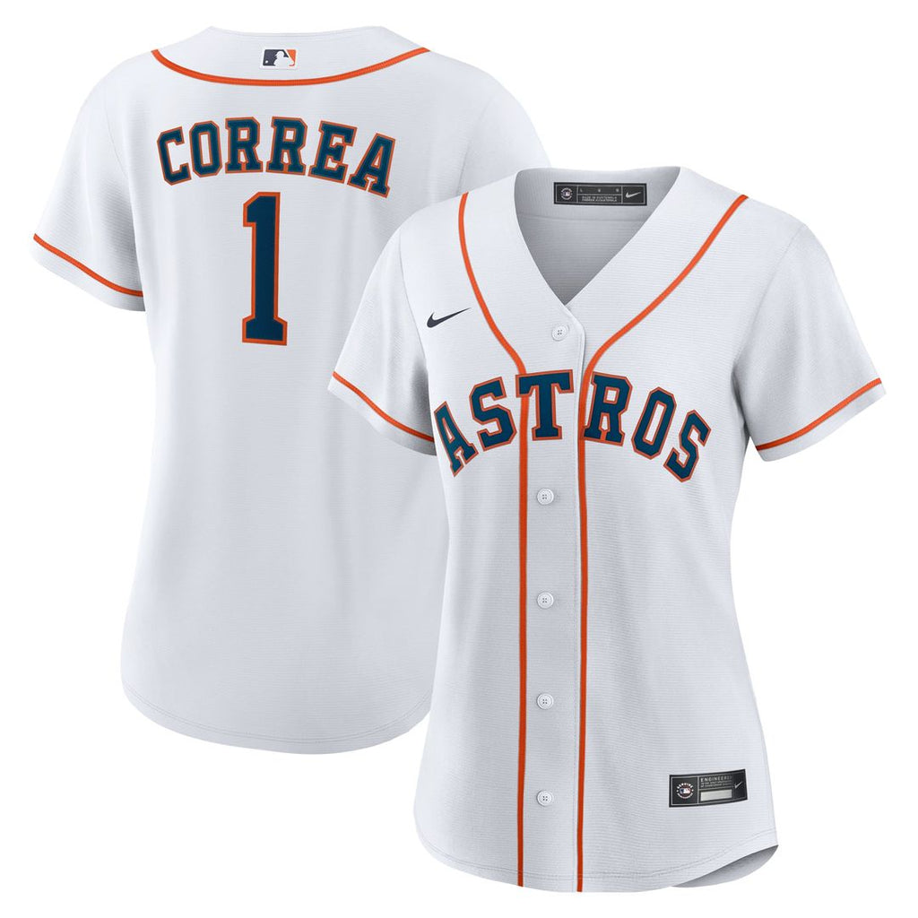 Carlos Correa Houston Astros Nike Women's Home Replica Jersey - White | MLB Fan Gear
