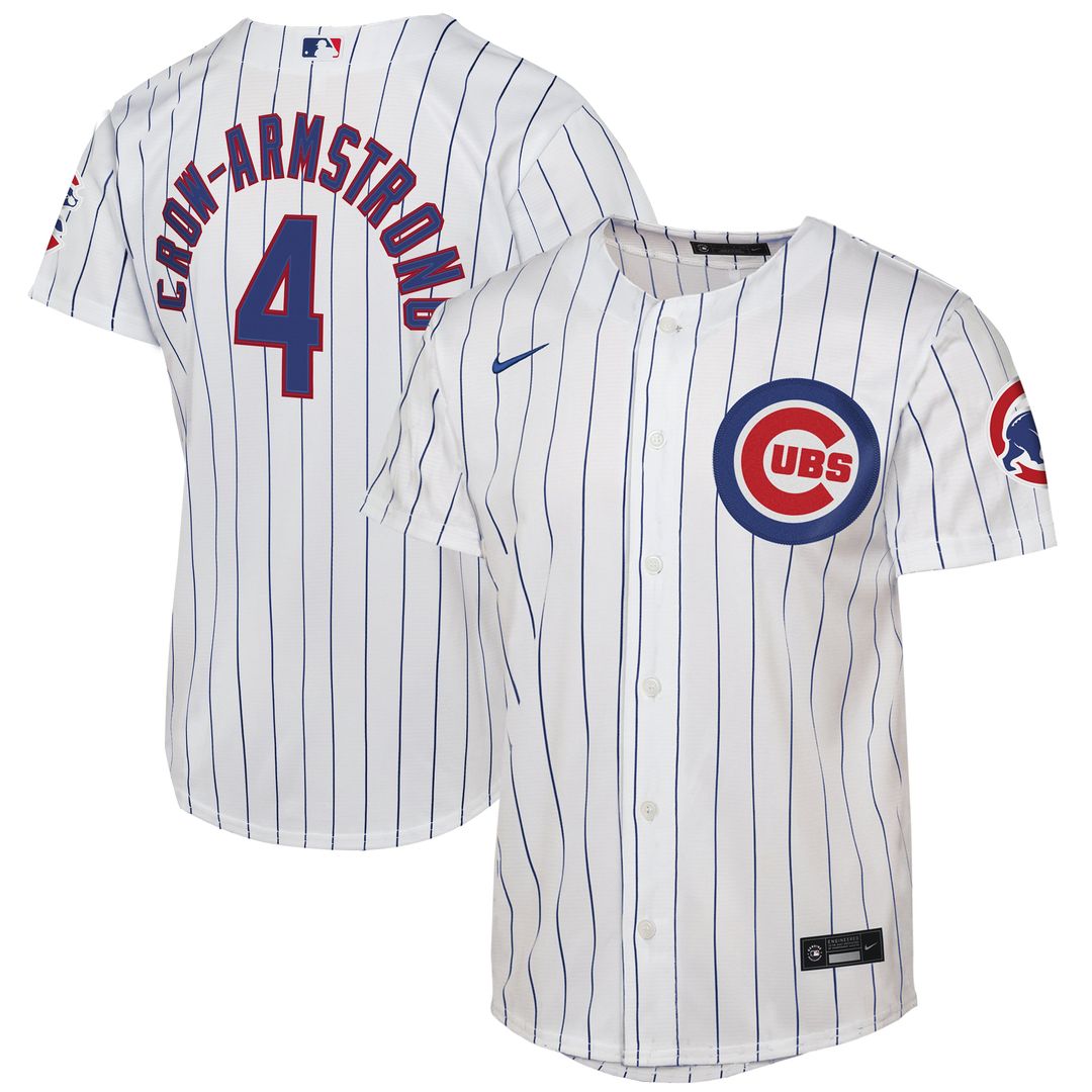 Pete Crow-Armstrong Chicago Cubs Nike Youth Alternate 2 Stadium Jersey - Light Blue | MLB Fan Gear