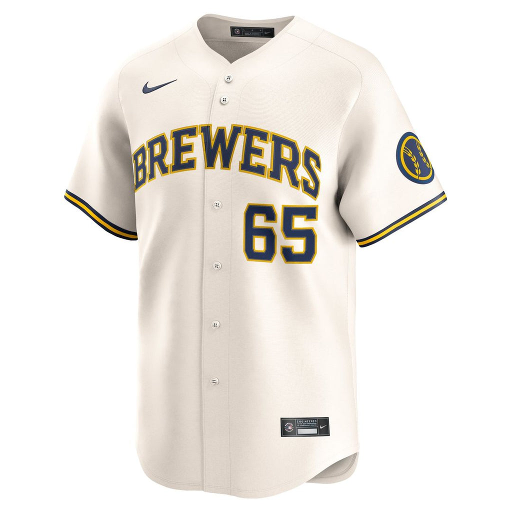 Nestor Cortes Milwaukee Brewers Nike Home Limited Player Jersey - Cream | MLB Fan Gear