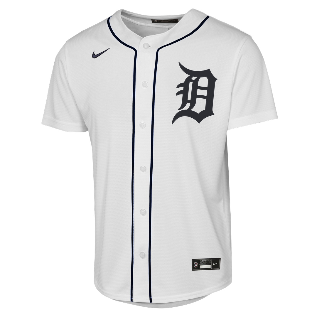 Justin Verlander Detroit Tigers Nike Youth Home Replica Jersey - White | MLB Fan Gear