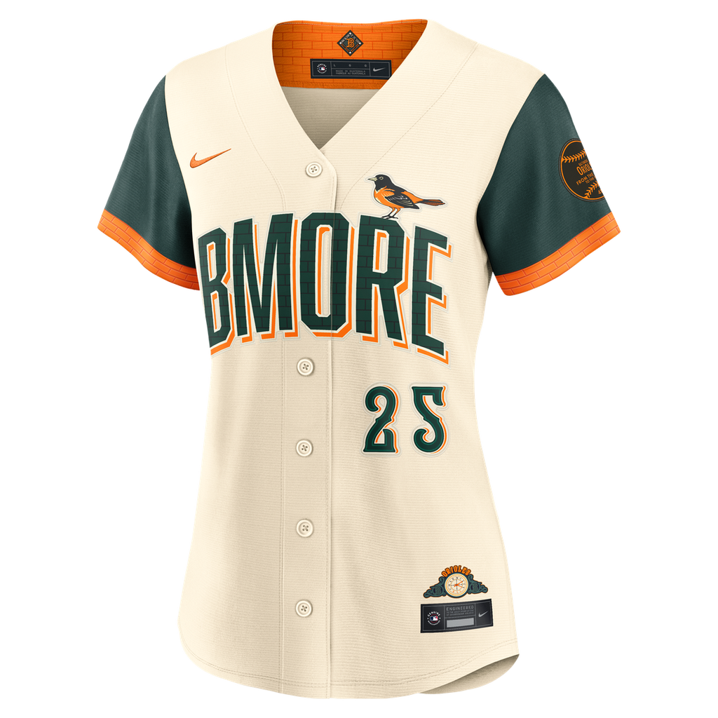 Pete Alonso Baltimore Orioles Nike Women's 2026 City Connect Stadium Jersey - Cream | MLB Fan Gear