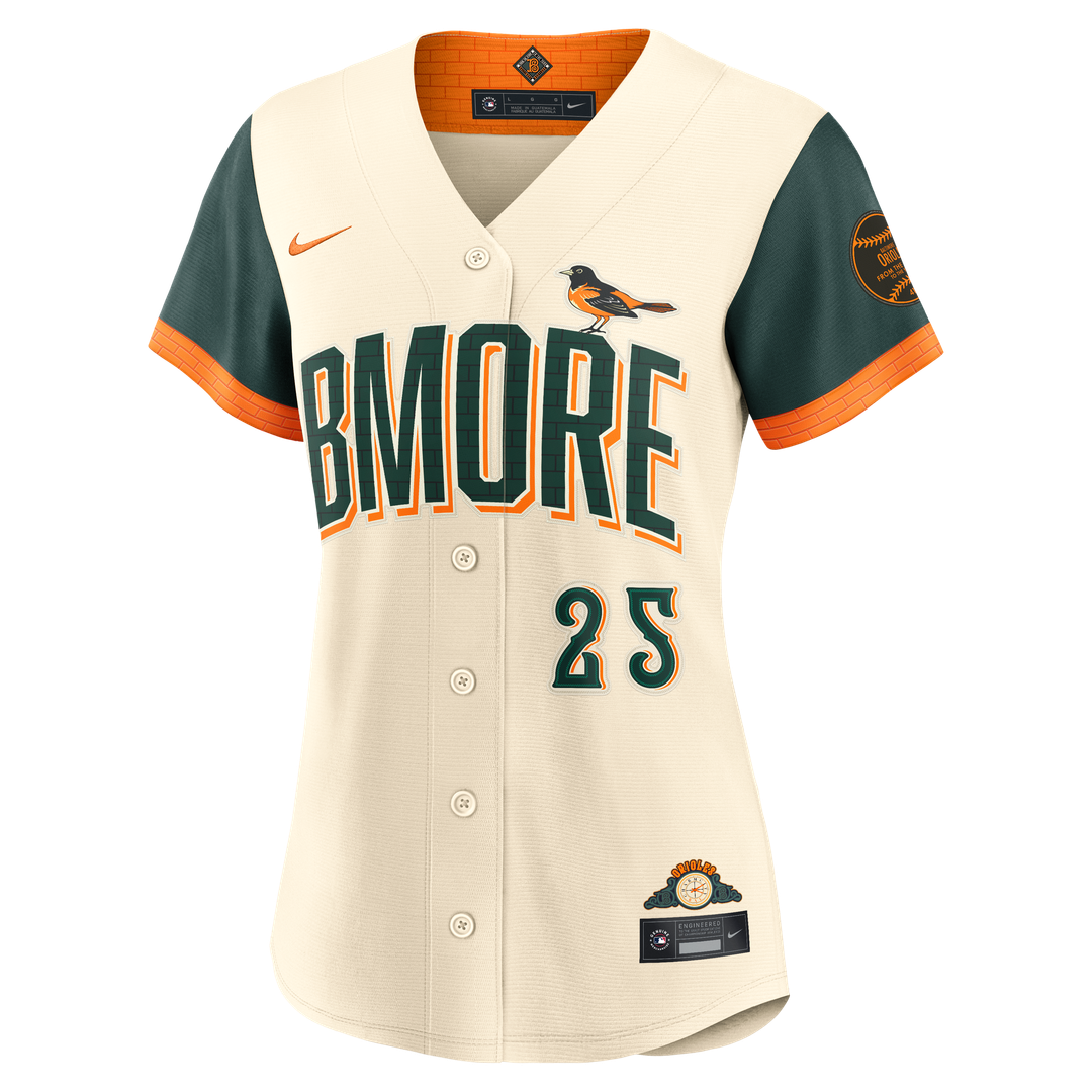 Pete Alonso Baltimore Orioles Nike Women's 2026 City Connect Stadium Jersey - Cream | MLB Fan Gear