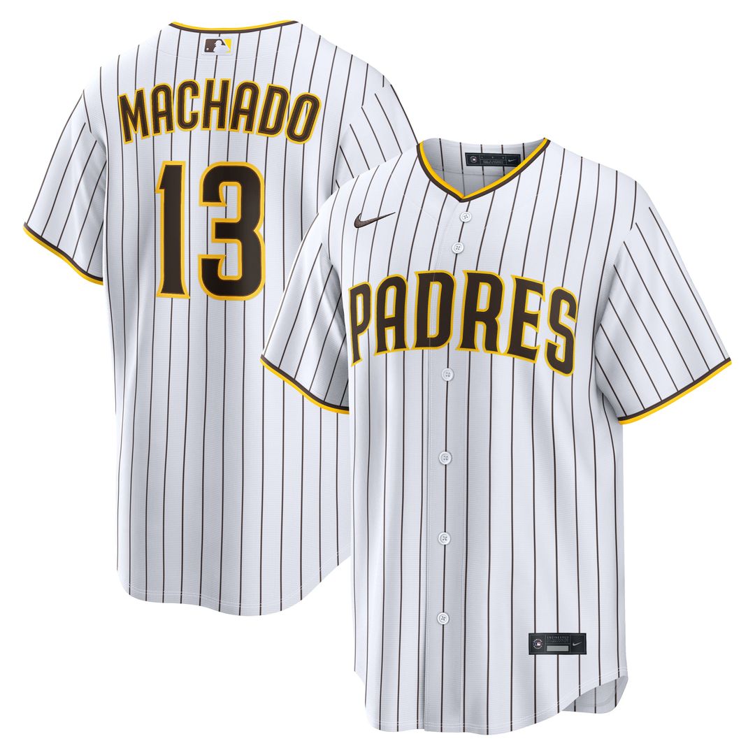 Manny Machado San Diego Padres Nike Home Replica Player Jersey - White | MLB Fan Gear