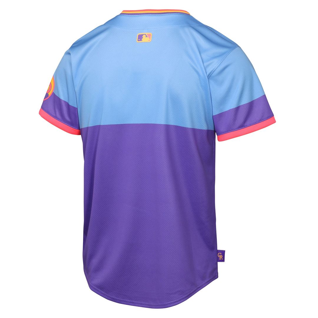 Colorado Rockies Nike Youth 2025 City Connect Limited Jersey - Purple/ Light Blue | MLB Fan Gear