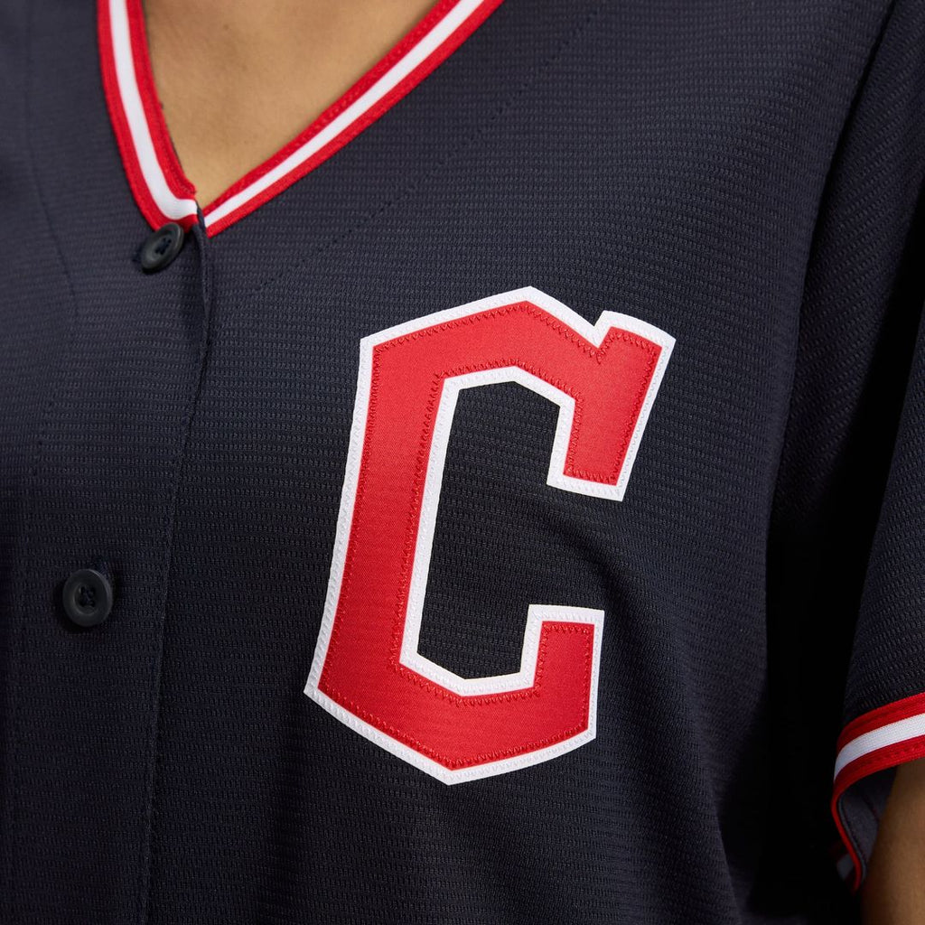 Cleveland Guardians Nike Women's Alternate Replica Jersey - Navy | MLB Fan Gear