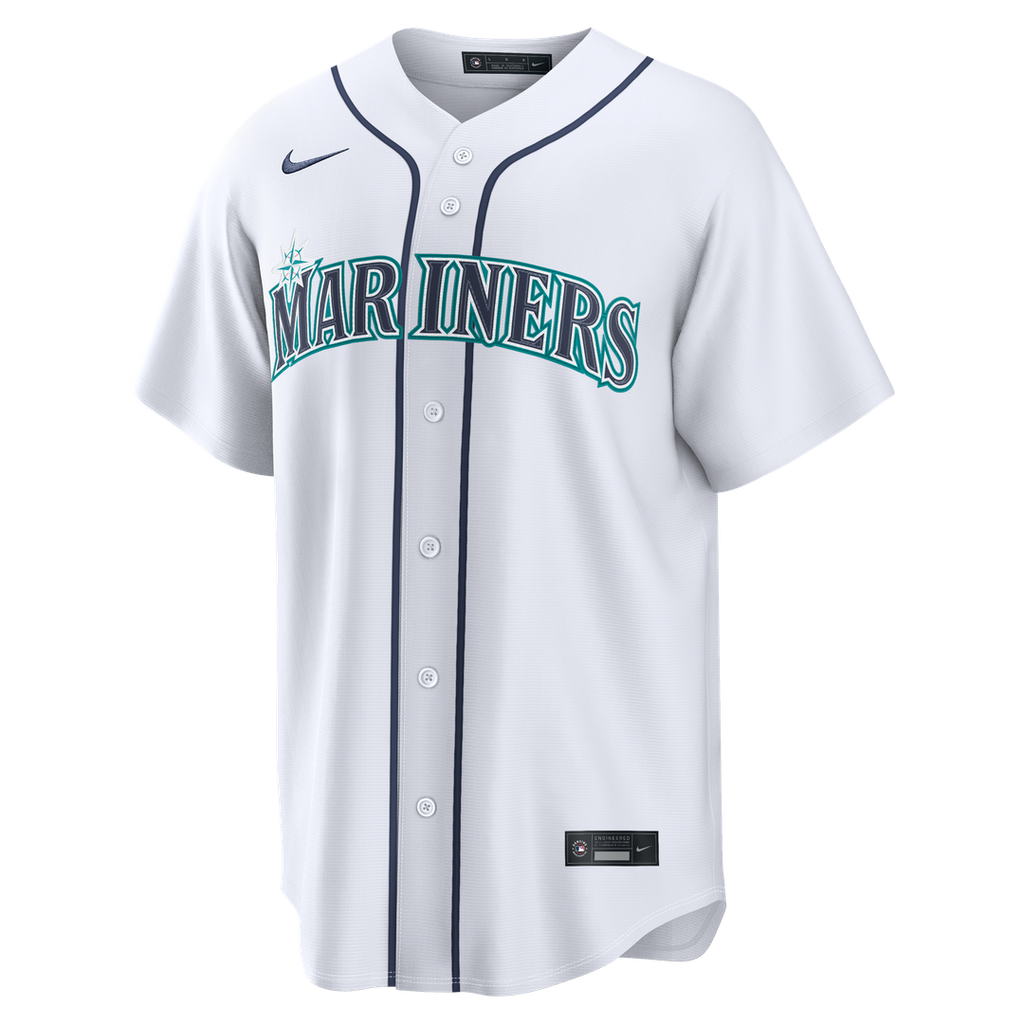 Josh Naylor Seattle Mariners Nike Home Replica Jersey - White | MLB Fan Gear