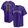 Charlie Blackmon Colorado Rockies Nike Alternate Replica Player Name Jersey - Purple | MLB Fan Gear