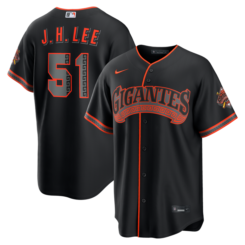Jung Hoo Lee San Francisco Giants Nike Alternate Stadium Jersey - Black | MLB Fan Gear
