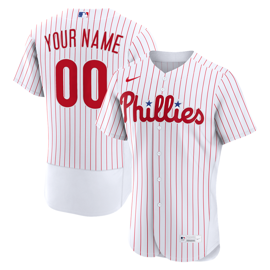 Philadelphia Phillies Nike Home Authentic Custom Jersey - White | MLB Fan Gear