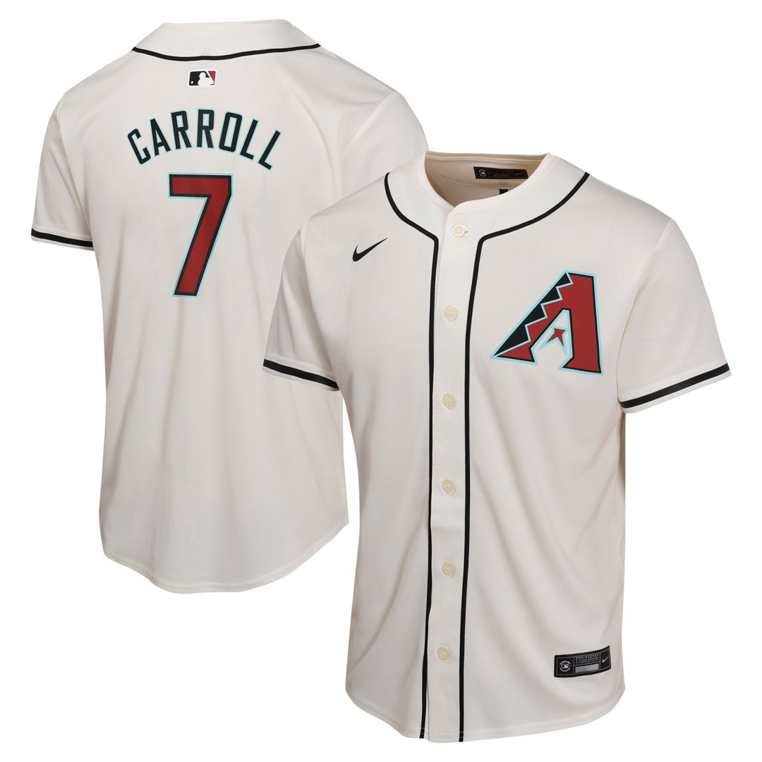 Corbin Carroll Arizona Diamondbacks Nike Youth Home Game Player Jersey - White | MLB Fan Gear