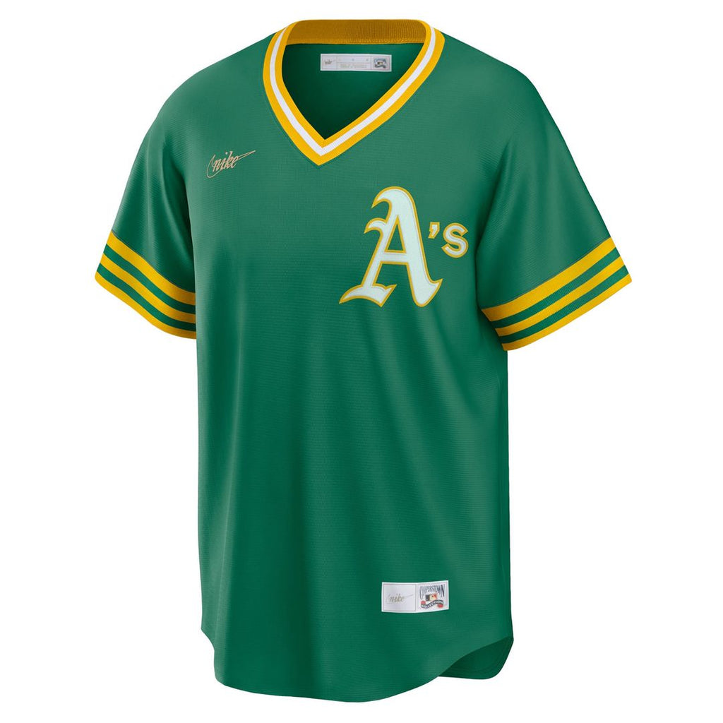 Athletics Nike Road Cooperstown Collection Team Jersey - Kelly Green | MLB Fan Gear