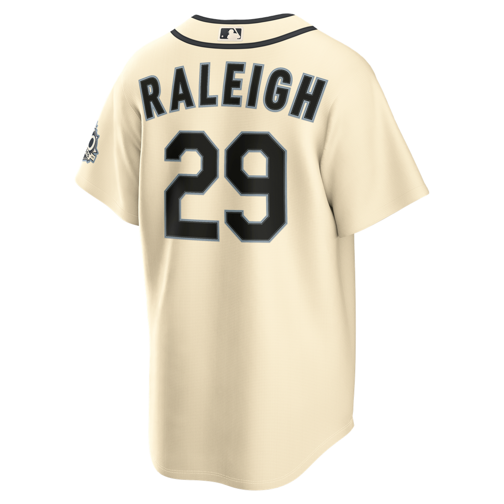 Cal Raleigh Seattle Mariners Nike Alternate Stadium Jersey - Cream | MLB Fan Gear
