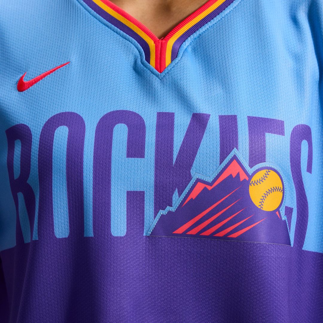 Colorado Rockies Nike Women's 2025 City Connect Limited Jersey - Purple/ Light Blue | MLB Fan Gear