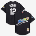 Wade Boggs Tampa Bay Rays Mitchell & Ness Authentic Batting Practice Jersey - Black | MLB Fan Gear