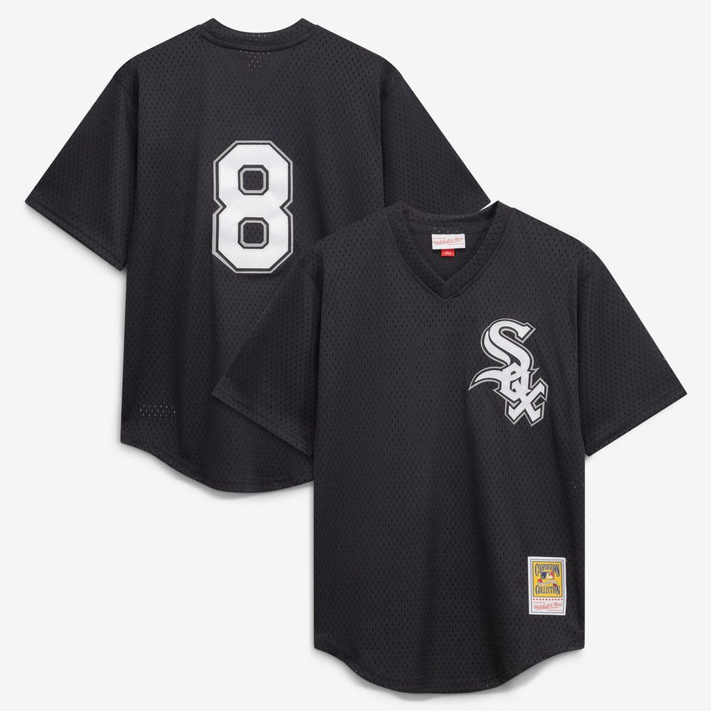 Bo Jackson Chicago White Sox Mitchell & Ness Youth Cooperstown Collection Mesh Batting Practice Jersey - Black | MLB Fan Gear