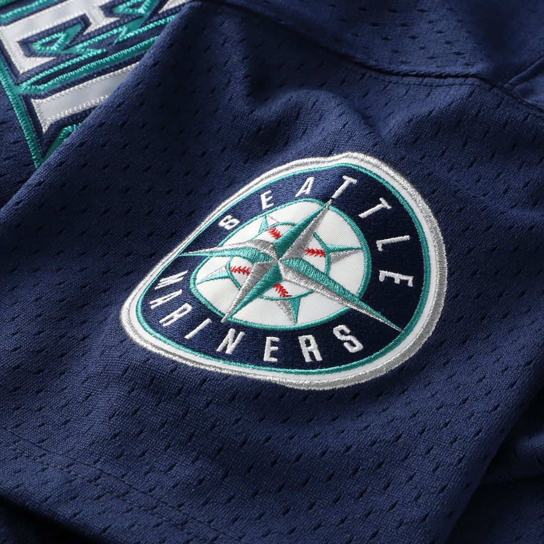 Ichiro Suzuki Seattle Mariners Mitchell & Ness Authentic Batting Practice Jersey - Navy | MLB Fan Gear