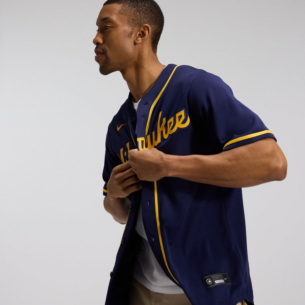 Milwaukee Brewers Nike Home Replica Team Jersey - Cream | MLB Fan Gear