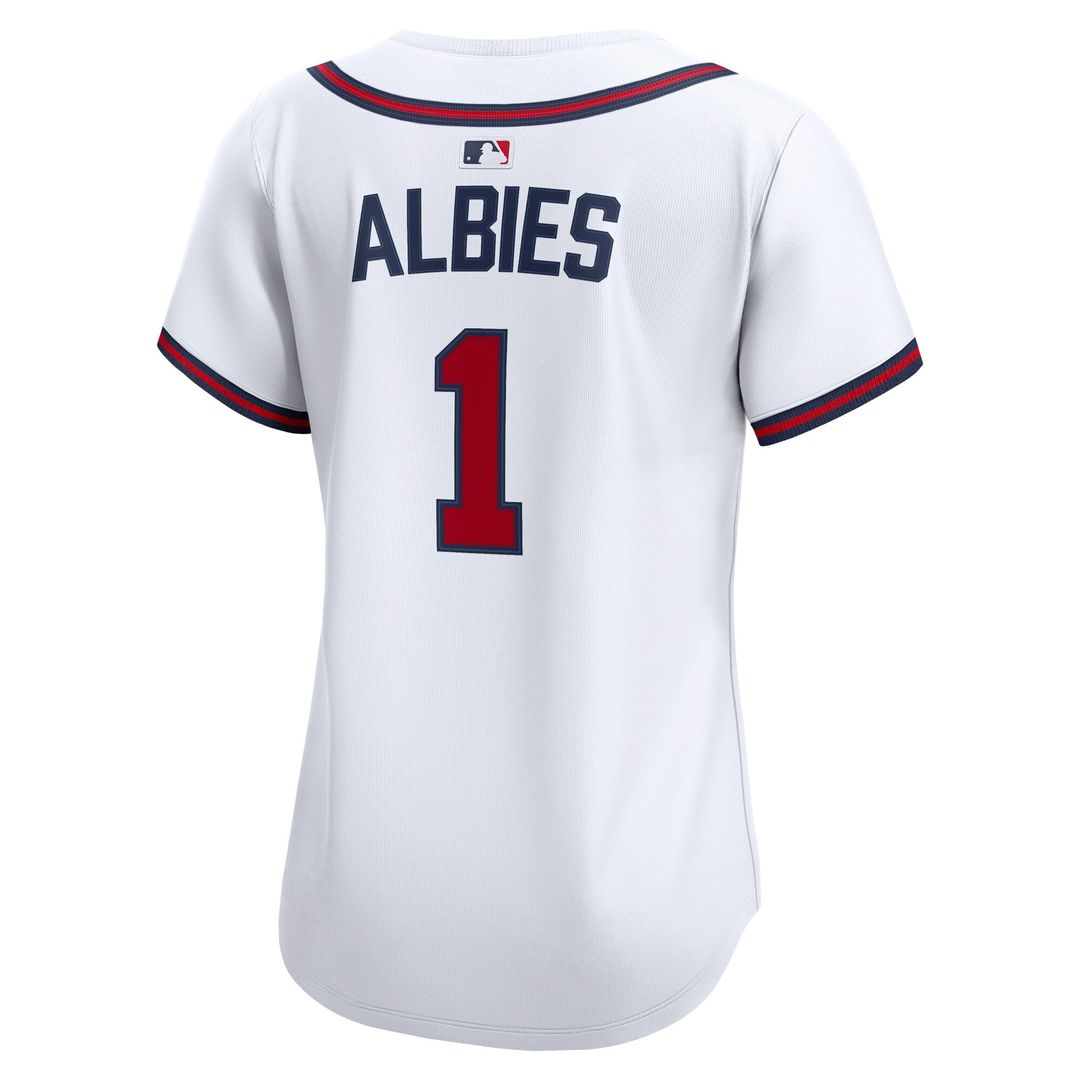 Ozzie Albies Atlanta Braves Nike Women's Home Limited Player Jersey - White | MLB Fan Gear