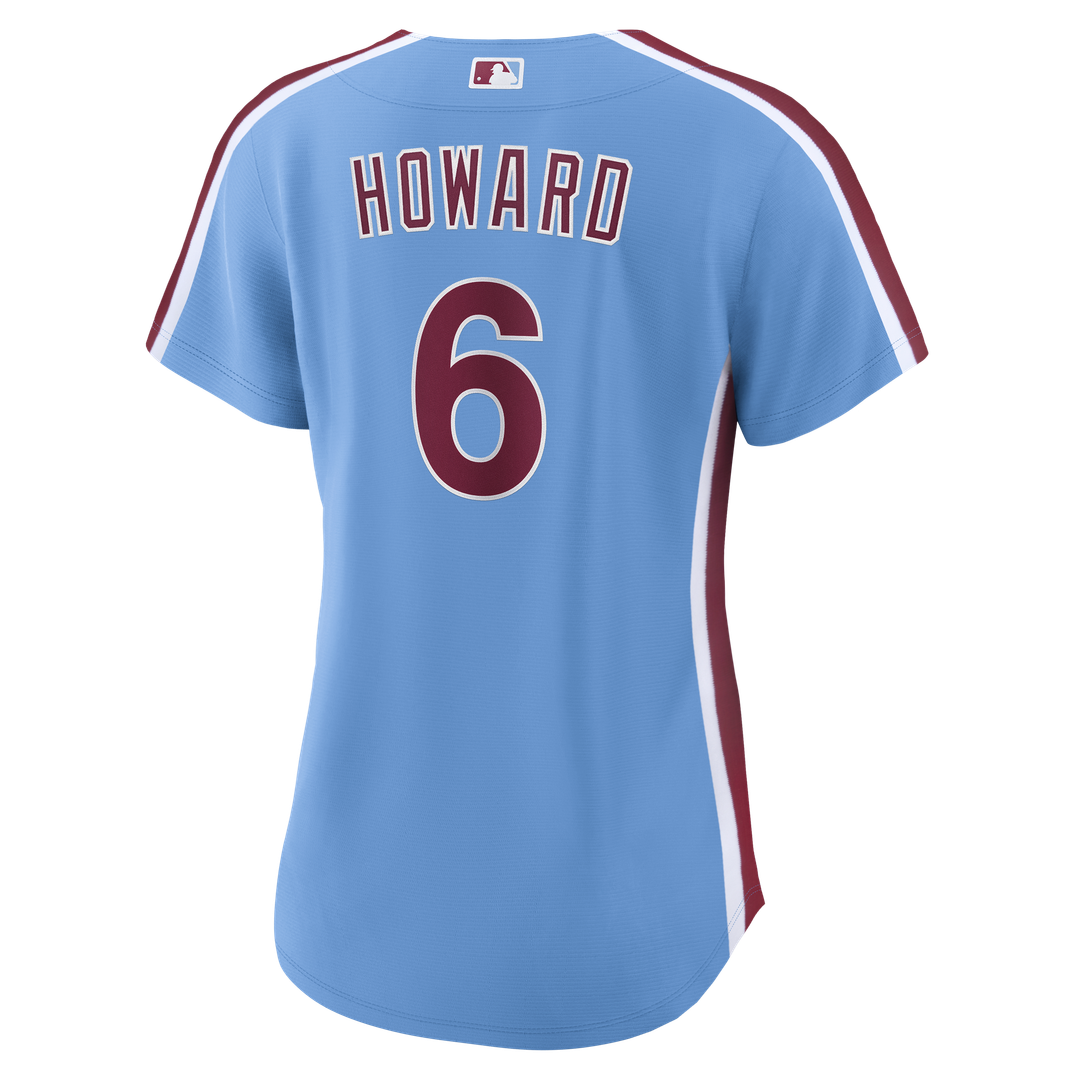 Ryan Howard Philadelphia Phillies Nike Women's Replica Jersey - Light Blue | MLB Fan Gear