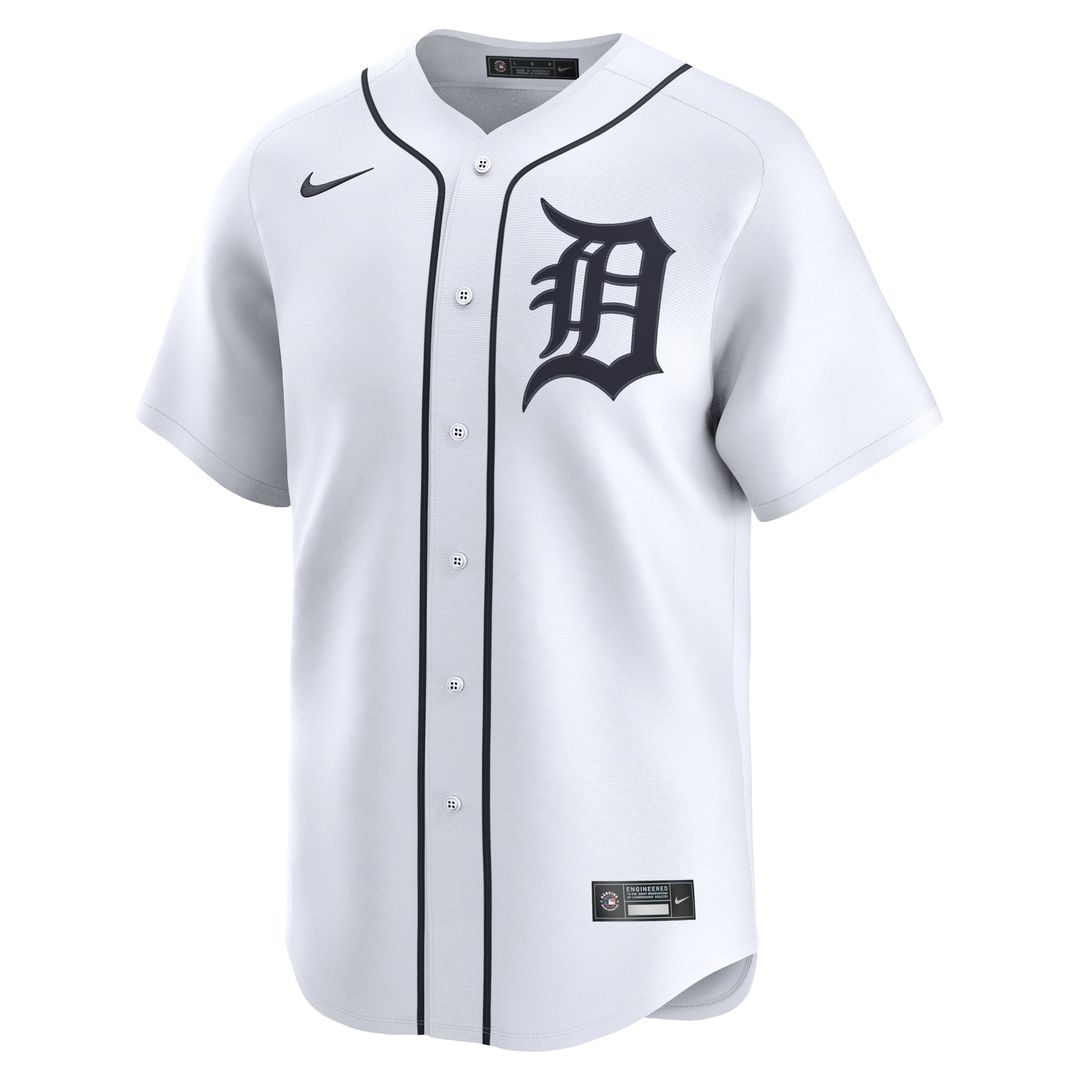 Colt Keith Detroit Tigers Nike Home Limited Player Jersey - White | MLB Fan Gear