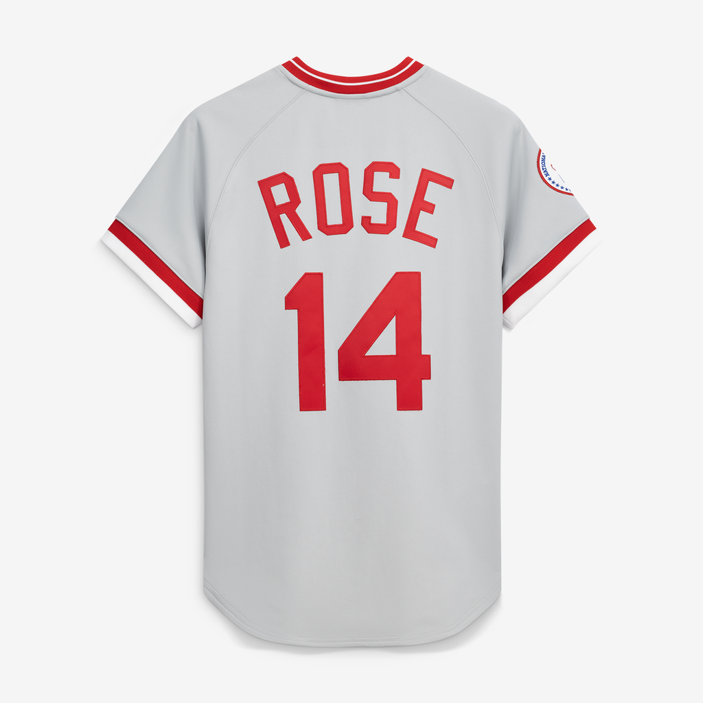 Pete Rose Cincinnati Reds Mitchell & Ness 1976 Authentic Jersey - Gray | MLB Fan Gear