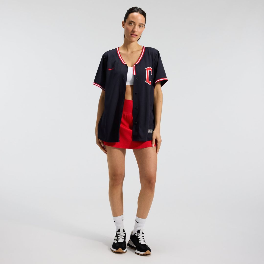 Cleveland Guardians Nike Women's Alternate Replica Jersey - Navy | MLB Fan Gear