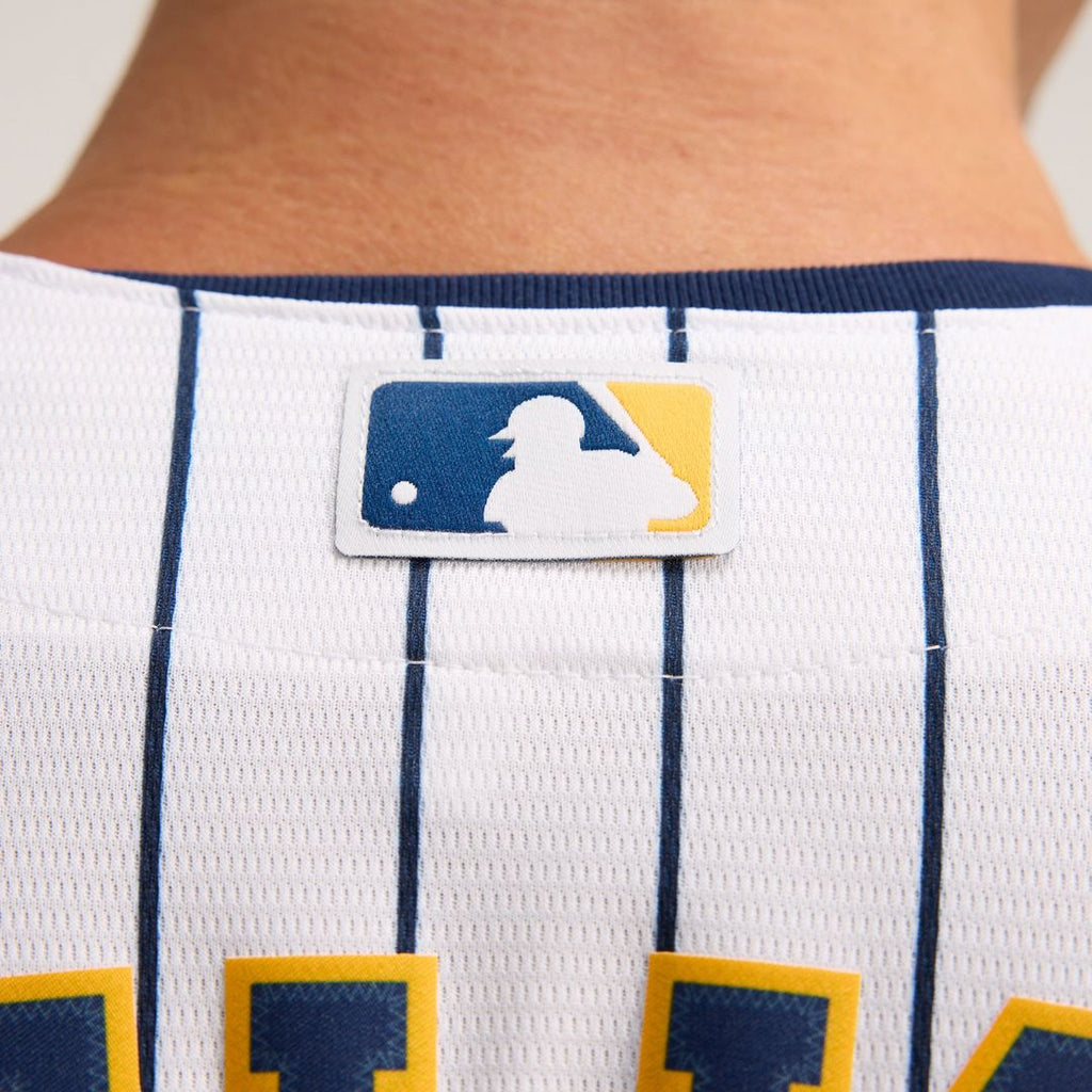 Christian Yelich Milwaukee Brewers Nike Alternate Replica Player Jersey - White | MLB Fan Gear