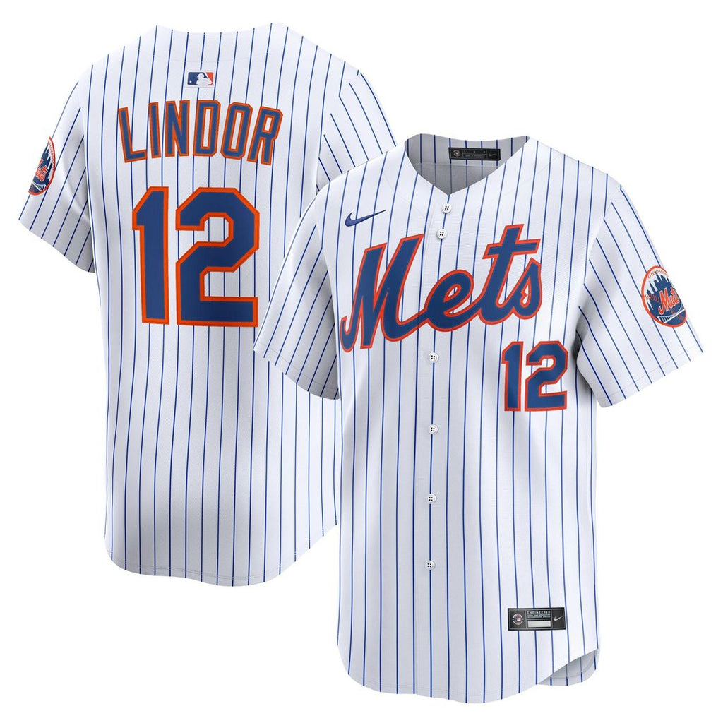 Francisco Lindor New York Mets Nike Home Limited Jersey - White | MLB Fan Gear
