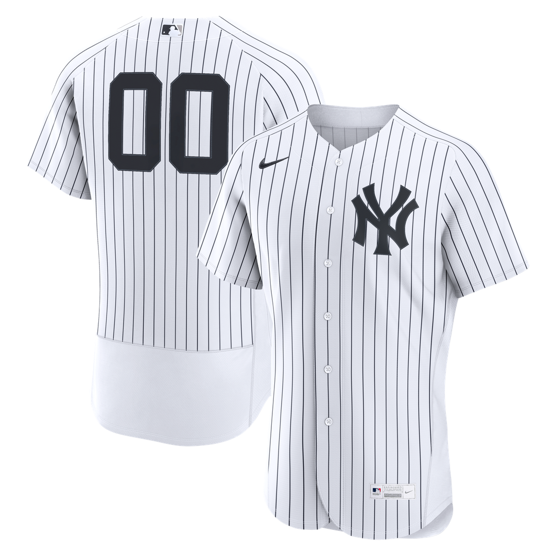 New York Yankees Nike Home Authentic Custom Jersey - White | MLB Fan Gear