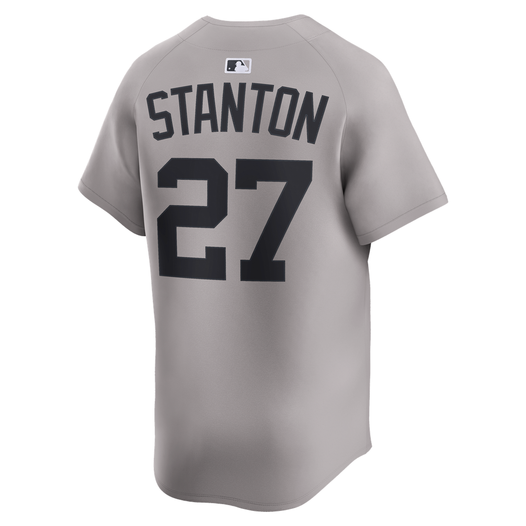 Giancarlo Stanton New York Yankees Nike Road Limited Jersey - Gray | MLB Fan Gear