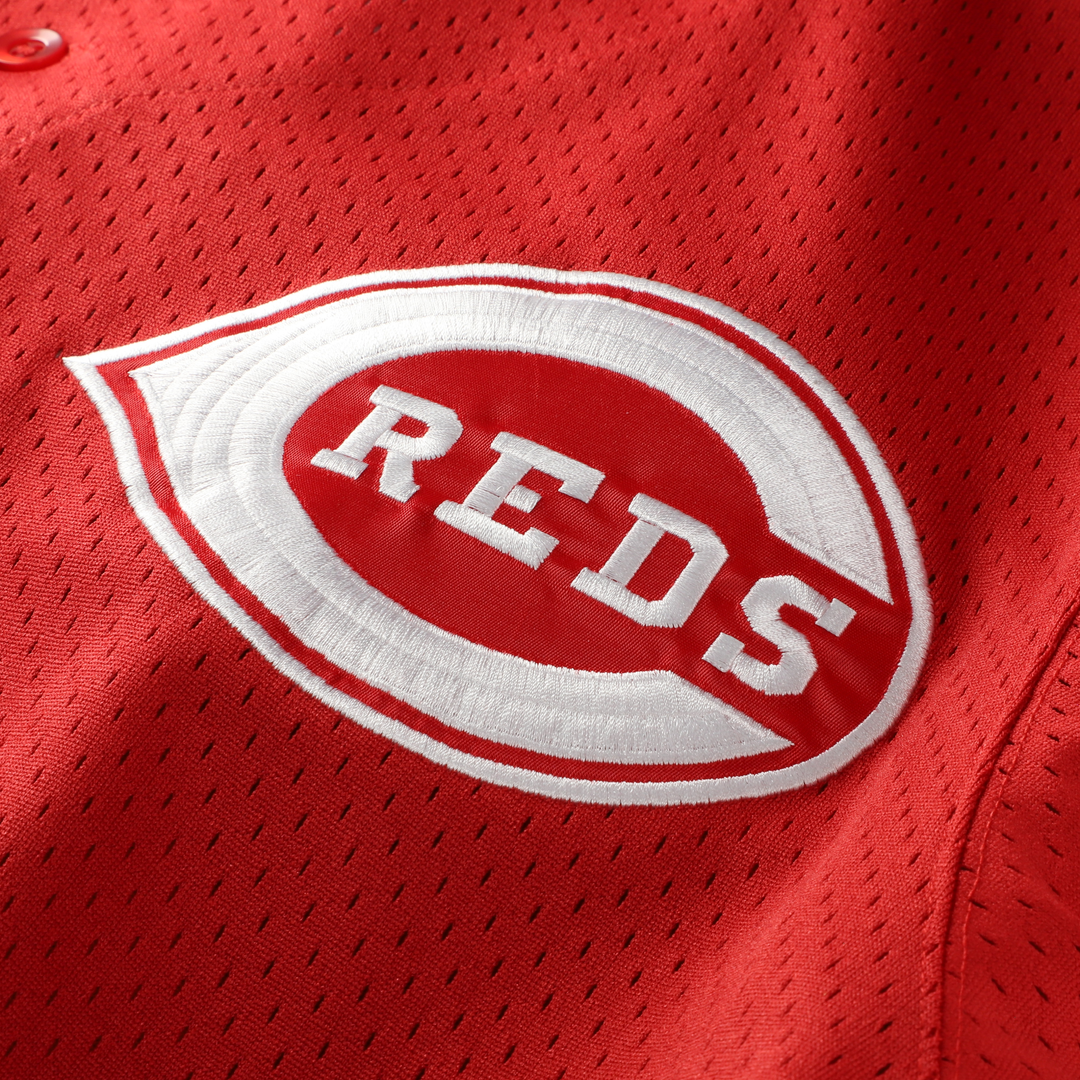 Deion Sanders Cincinnati Reds Mitchell & Ness Big & Tall Cooperstown Mesh Batting Practice Jersey - Red | MLB Fan Gear