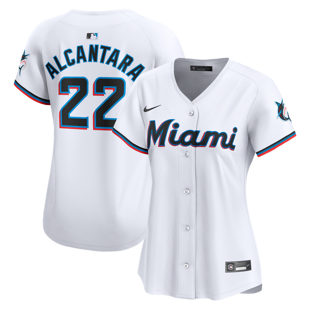 Sandy Alcantara Miami Marlins Nike Women's Home Limited Player Jersey – White | MLB Fan Gear