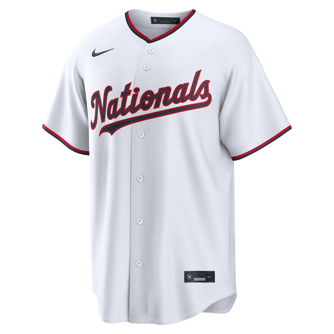 James Wood Washington Nationals Nike Home Replica Jersey - White | MLB Fan Gear