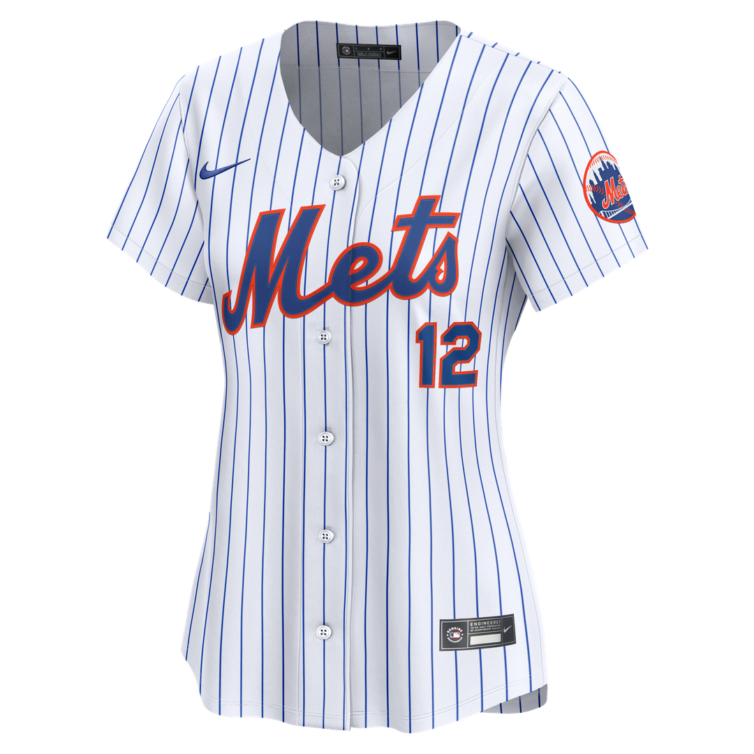 Francisco Lindor New York Mets Nike Women's Home Limited Jersey - White | MLB Fan Gear