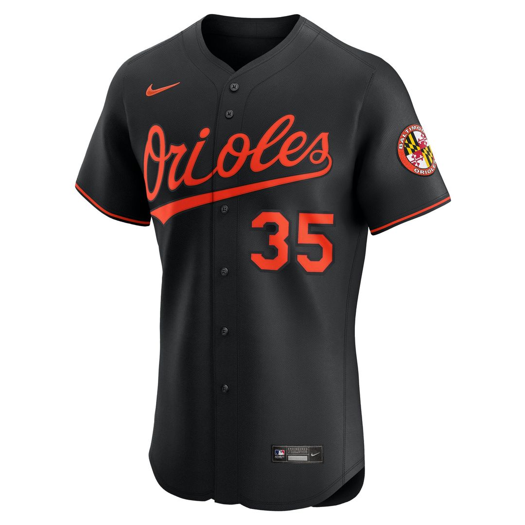 Adley Rutschman Baltimore Orioles Nike Alternate 2 Elite Jersey - Orange | MLB Fan Gear