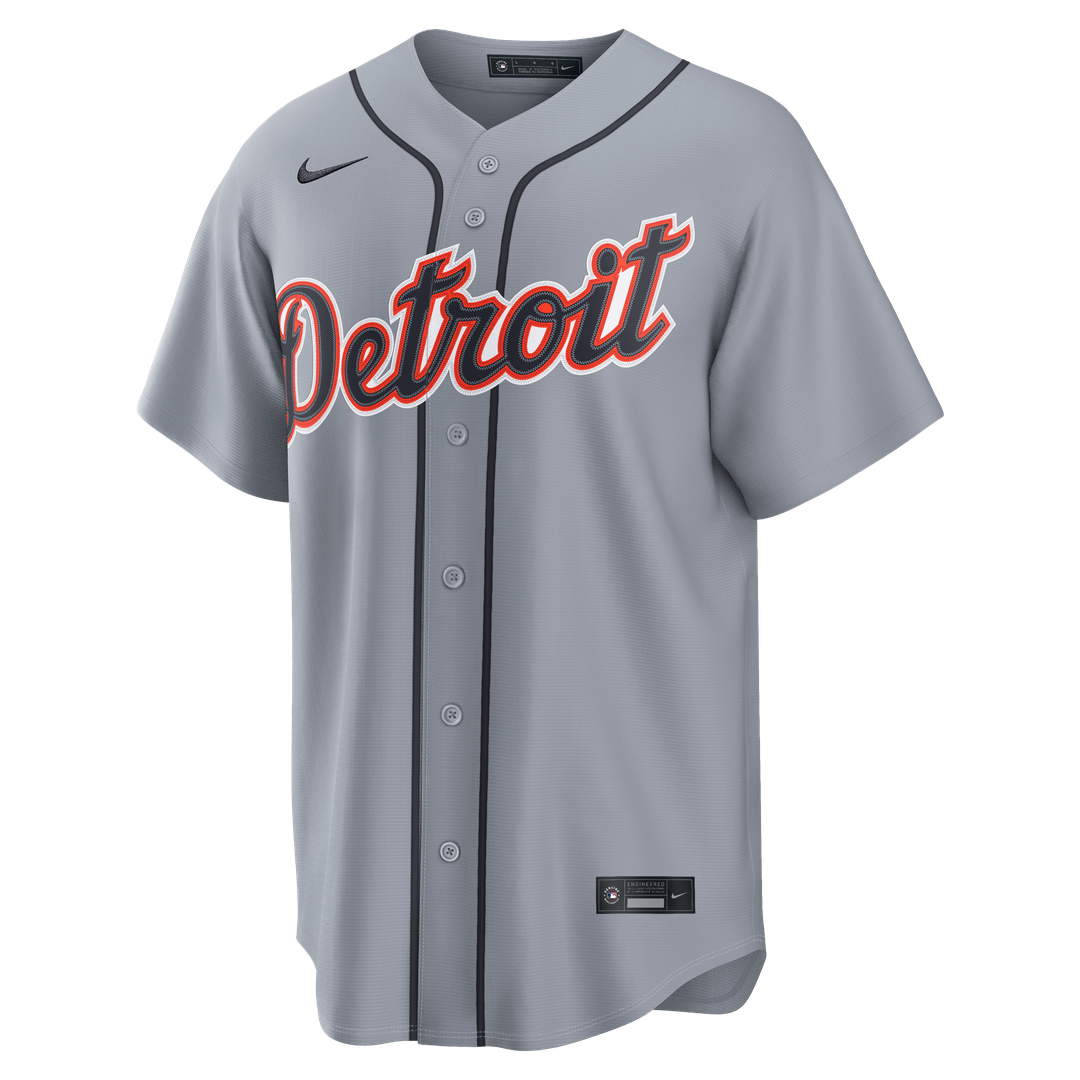 Tarik Skubal Detroit Tigers Nike Road Replica Jersey - Gray | MLB Fan Gear
