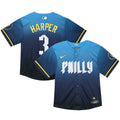 Bryce Harper Philadelphia Phillies Nike Toddler 2024 City Connect Limited Player Jersey - Blue | MLB Fan Gear