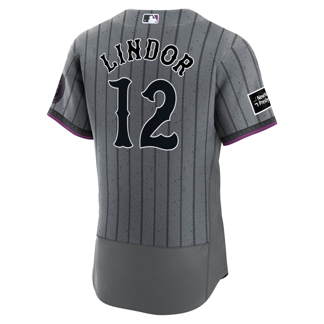 Francisco Lindor New York Mets Nike City Connect Authentic Sponsor Patch Jersey - Gray | MLB Fan Gear