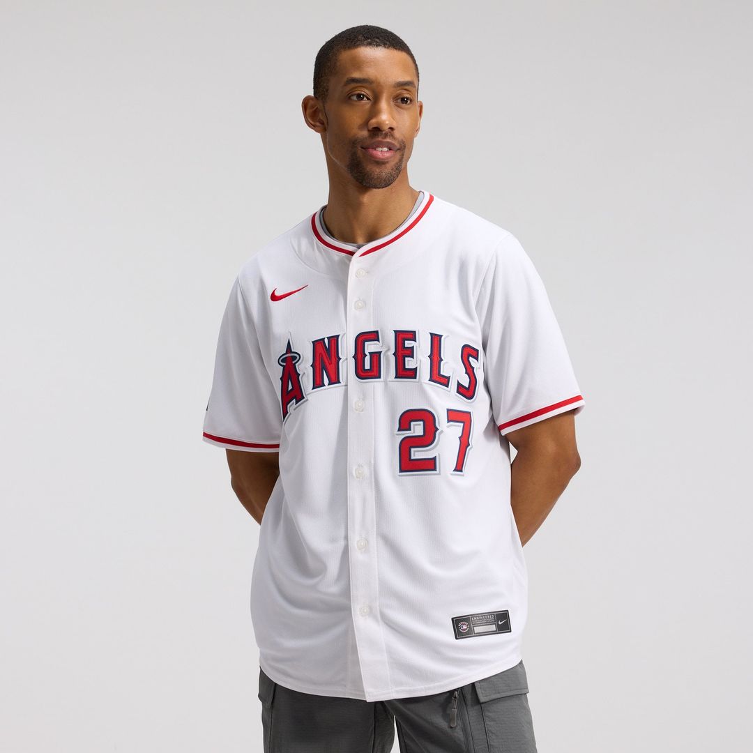 Mike Trout Los Angeles Angels Nike Home Limited Player Jersey - White | MLB Fan Gear